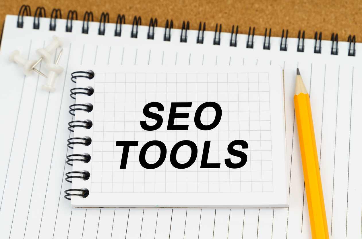 a notebook written SEO Tools